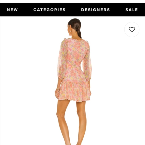 LIKELY Mia peach dress- perfect condition - Picture 4 of 10